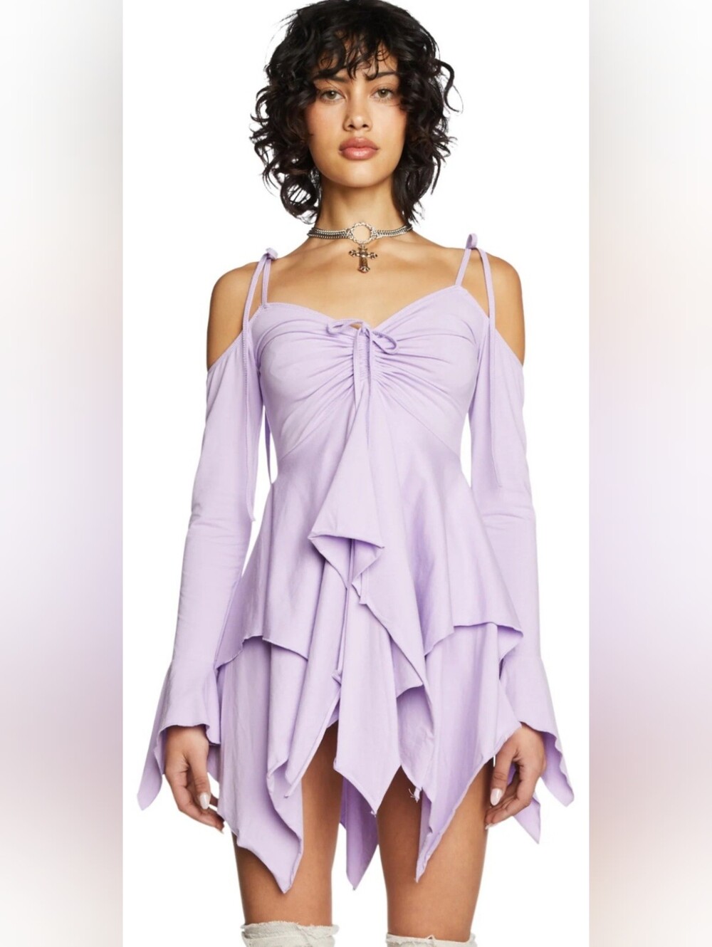 F is For Fairies Handkerchief Dress - Lavender